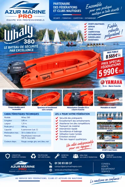 Bateau fédération clubs nautismes