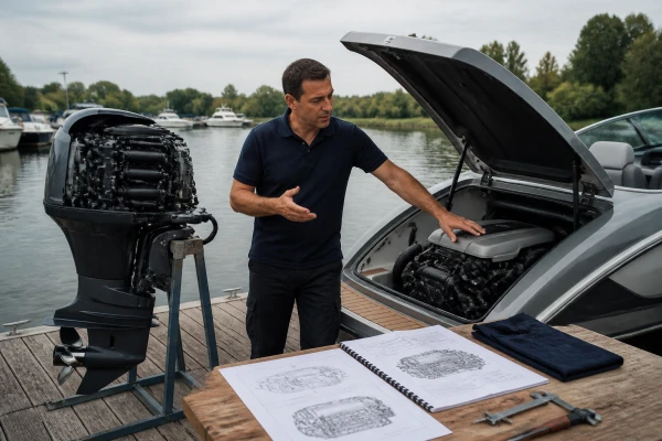 Moteur hors-bord vs moteur inboard : comparaison avantages inconvénients pour professionnel