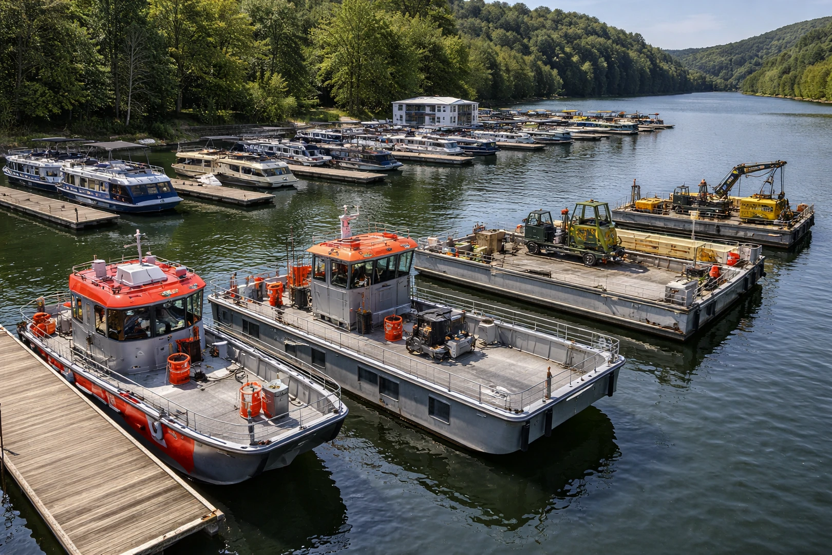 Bateaux et barges