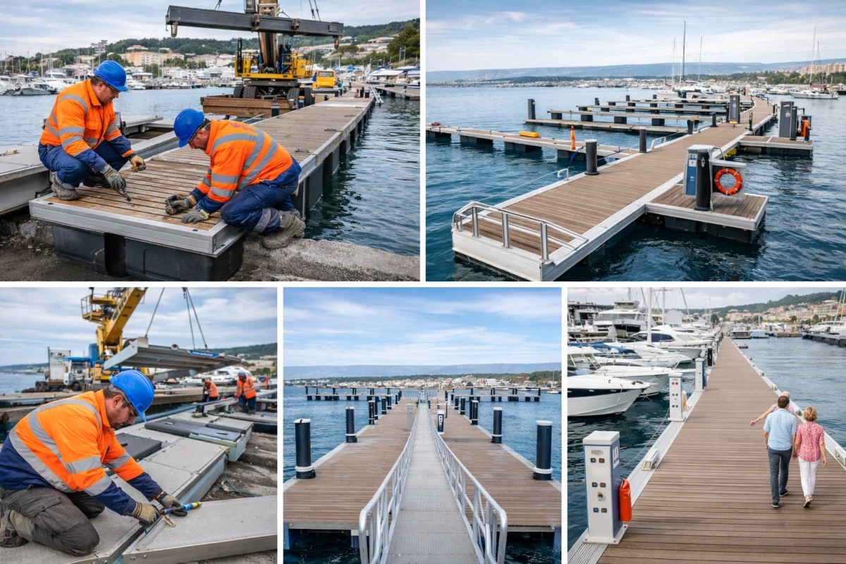 Pontons et marinas